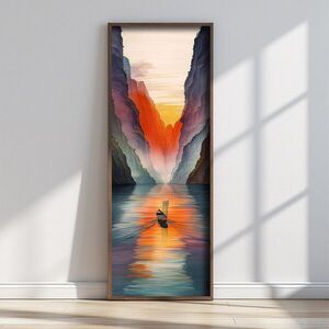Imagine Tablou decorativ, FAH069-120, MDF, Lemn masiv, Multicolor