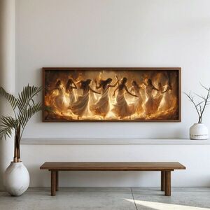 Imagine Tablou decorativ, FAH073-120, MDF, Lemn masiv, Multicolor