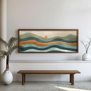 Imagine Tablou decorativ, FAH083-150, MDF, Lemn masiv, Multicolor