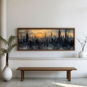 Imagine Tablou decorativ, FAH136-150, MDF, Lemn masiv, Multicolor