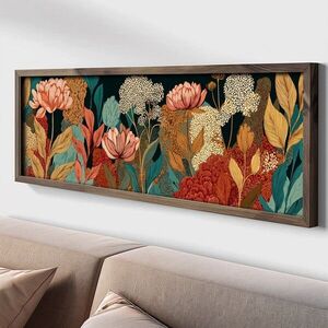 Imagine Tablou decorativ, LAC047-150, MDF, Lemn masiv, Multicolor