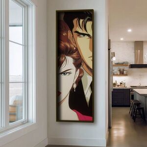 Imagine Tablou decorativ, LAC053-150, MDF, Lemn masiv, Multicolor