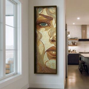 Imagine Tablou decorativ, LAC073-120, MDF, Lemn masiv, Multicolor