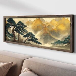 Imagine Tablou decorativ, LAC111-120, MDF, Lemn masiv, Multicolor
