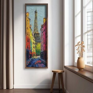 Imagine Tablou decorativ, LAC152-150, MDF, Lemn masiv, Multicolor