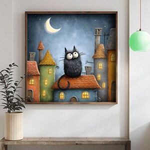 Imagine Tablou decorativ, DOS012-33, MDF, Lemn masiv, Multicolor