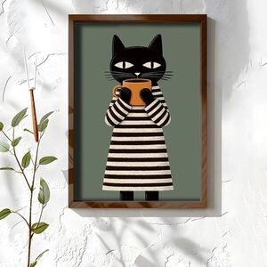 Imagine Tablou decorativ, NAL034-70, MDF, Lemn masiv, Multicolor