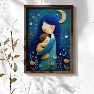 Imagine Tablou decorativ, NAL035-46, MDF, Lemn masiv, Multicolor