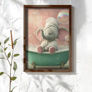 Imagine Tablou decorativ, NAL041-46, MDF, Lemn masiv, Multicolor