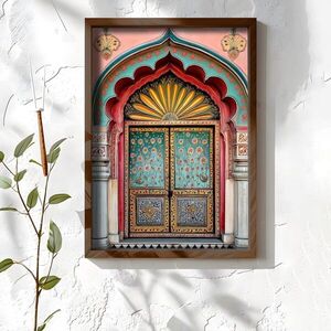 Imagine Tablou decorativ, NAL050-70, MDF, Lemn masiv, Multicolor