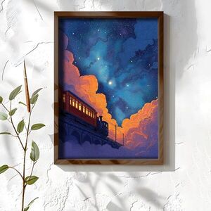 Imagine Tablou decorativ, NAL151-70, MDF, Lemn masiv, Multicolor