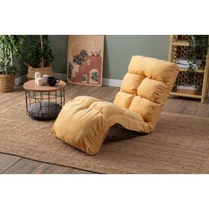 Imagine Fotoliu extensibil, Atelier del Sofa, 859FTN2348, Metal, Galben mustar