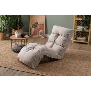 Imagine Fotoliu extensibil, Atelier del Sofa, 859FTN2351, Metal, Crem