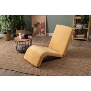 Imagine Fotoliu extensibil, Atelier del Sofa, 859FTN2358, Metal, Galben mustar