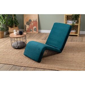 Imagine Fotoliu extensibil, Atelier del Sofa, 859FTN2359, Metal, Verde petrol