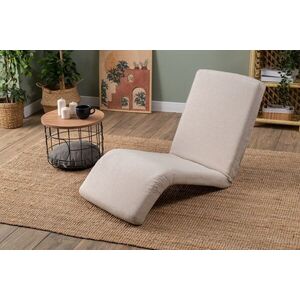 Imagine Fotoliu extensibil, Atelier del Sofa, 859FTN2361, Metal, Crem