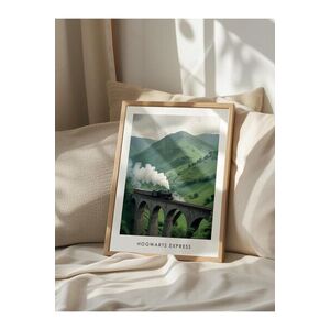Imagine Tablou decorativ, 108284, Lemn masiv, Sticla PVC, Multicolor