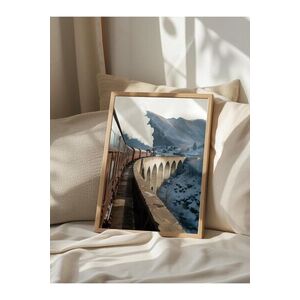 Imagine Tablou decorativ, 108287, Lemn masiv, Sticla PVC, Multicolor