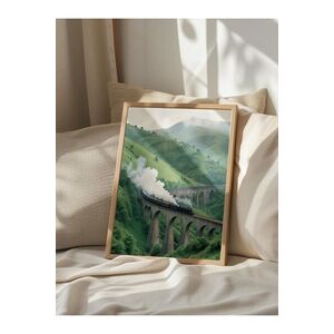 Imagine Tablou decorativ, 108300, Lemn masiv, Sticla PVC, Multicolor