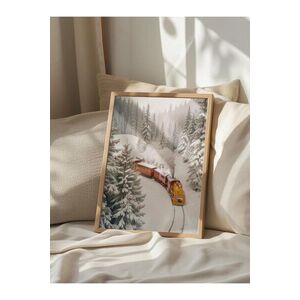Imagine Tablou decorativ, 108470, Lemn masiv, Sticla PVC, Multicolor