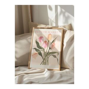 Imagine Tablou decorativ, 108542, Lemn masiv, Sticla PVC, Multicolor