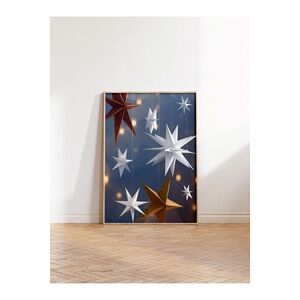 Imagine Tablou decorativ, 108662, Lemn masiv, Sticla PVC, Multicolor
