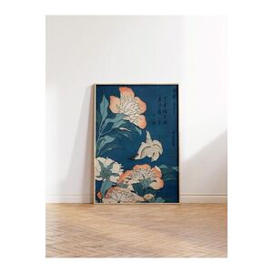 Imagine Tablou decorativ, 108694, Lemn masiv, Sticla PVC, Multicolor