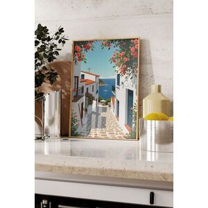 Imagine Tablou decorativ, 109501, Lemn masiv, Sticla PVC, Multicolor