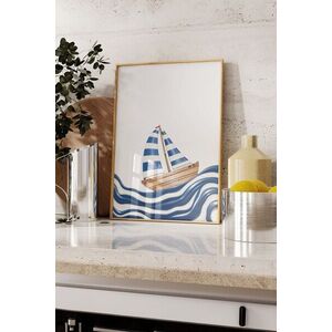 Imagine Tablou decorativ, 109511, Lemn masiv, Sticla PVC, Multicolor