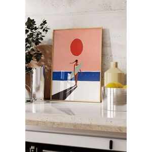 Imagine Tablou decorativ, 109512, Lemn masiv, Sticla PVC, Multicolor
