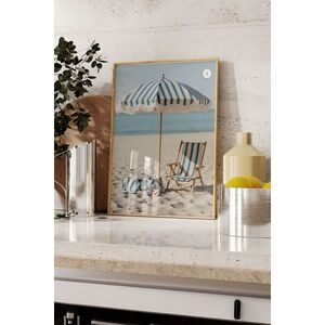 Imagine Tablou decorativ, 109524, Lemn masiv, Sticla PVC, Multicolor