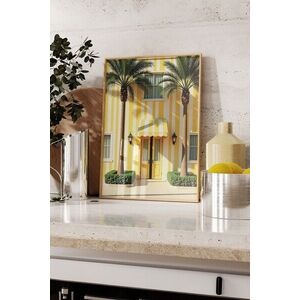 Imagine Tablou decorativ, 109531, Lemn masiv, Sticla PVC, Multicolor