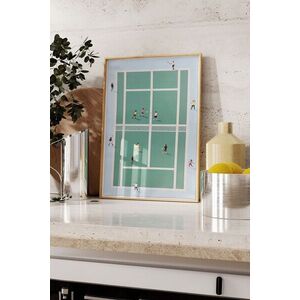 Imagine Tablou decorativ, 109536, Lemn masiv, Sticla PVC, Multicolor