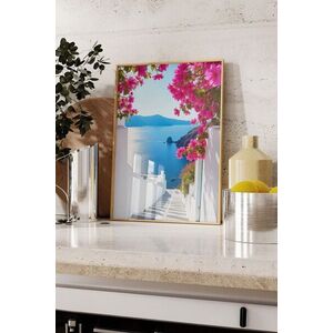 Imagine Tablou decorativ, 109537, Lemn masiv, Sticla PVC, Multicolor