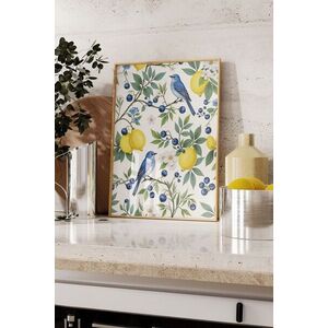 Imagine Tablou decorativ, 109541, Lemn masiv, Sticla PVC, Multicolor