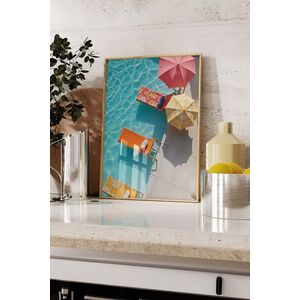 Imagine Tablou decorativ, 109547, Lemn masiv, Sticla PVC, Multicolor