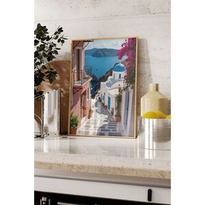 Imagine Tablou decorativ, 109557, Lemn masiv, Sticla PVC, Multicolor