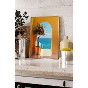 Imagine Tablou decorativ, 109560, Lemn masiv, Sticla PVC, Multicolor