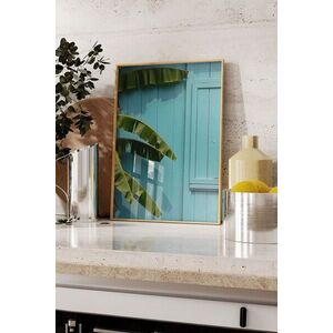 Imagine Tablou decorativ, 109580, Lemn masiv, Sticla PVC, Multicolor