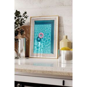 Imagine Tablou decorativ, 109588, Lemn masiv, Sticla PVC, Multicolor