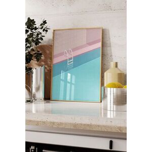 Imagine Tablou decorativ, 109589, Lemn masiv, Sticla PVC, Multicolor