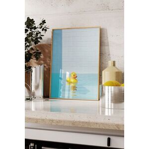 Imagine Tablou decorativ, 109612, Lemn masiv, Sticla PVC, Multicolor