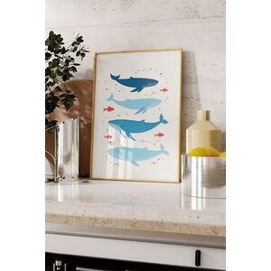 Imagine Tablou decorativ, 109622, Lemn masiv, Sticla PVC, Multicolor