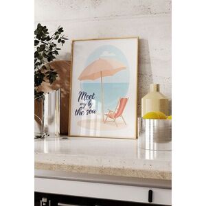 Imagine Tablou decorativ, 109628, Lemn masiv, Sticla PVC, Multicolor