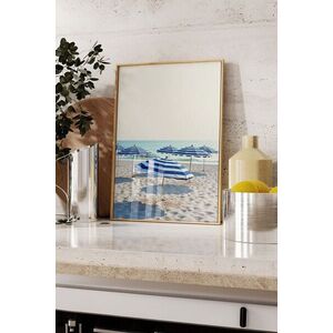 Imagine Tablou decorativ, 109635, Lemn masiv, Sticla PVC, Multicolor