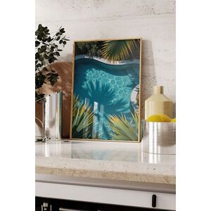 Imagine Tablou decorativ, 109648, Lemn masiv, Sticla PVC, Multicolor