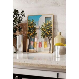Imagine Tablou decorativ, 109653, Lemn masiv, Sticla PVC, Multicolor