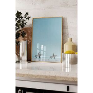 Imagine Tablou decorativ, 109654, Lemn masiv, Sticla PVC, Multicolor