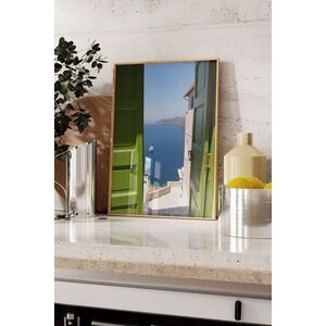 Imagine Tablou decorativ, 109657, Lemn masiv, Sticla PVC, Multicolor