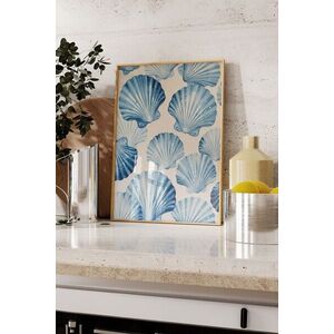Imagine Tablou decorativ, 109678, Lemn masiv, Sticla PVC, Multicolor
